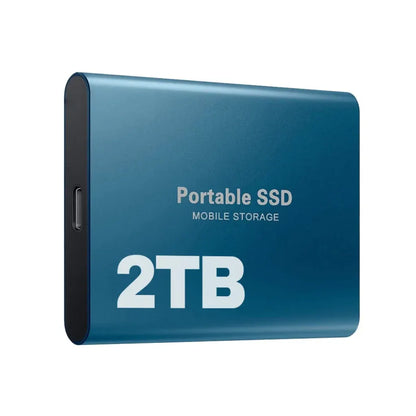 Portable SSD 2TB USB-C External Solid State Mobile Storage Drive