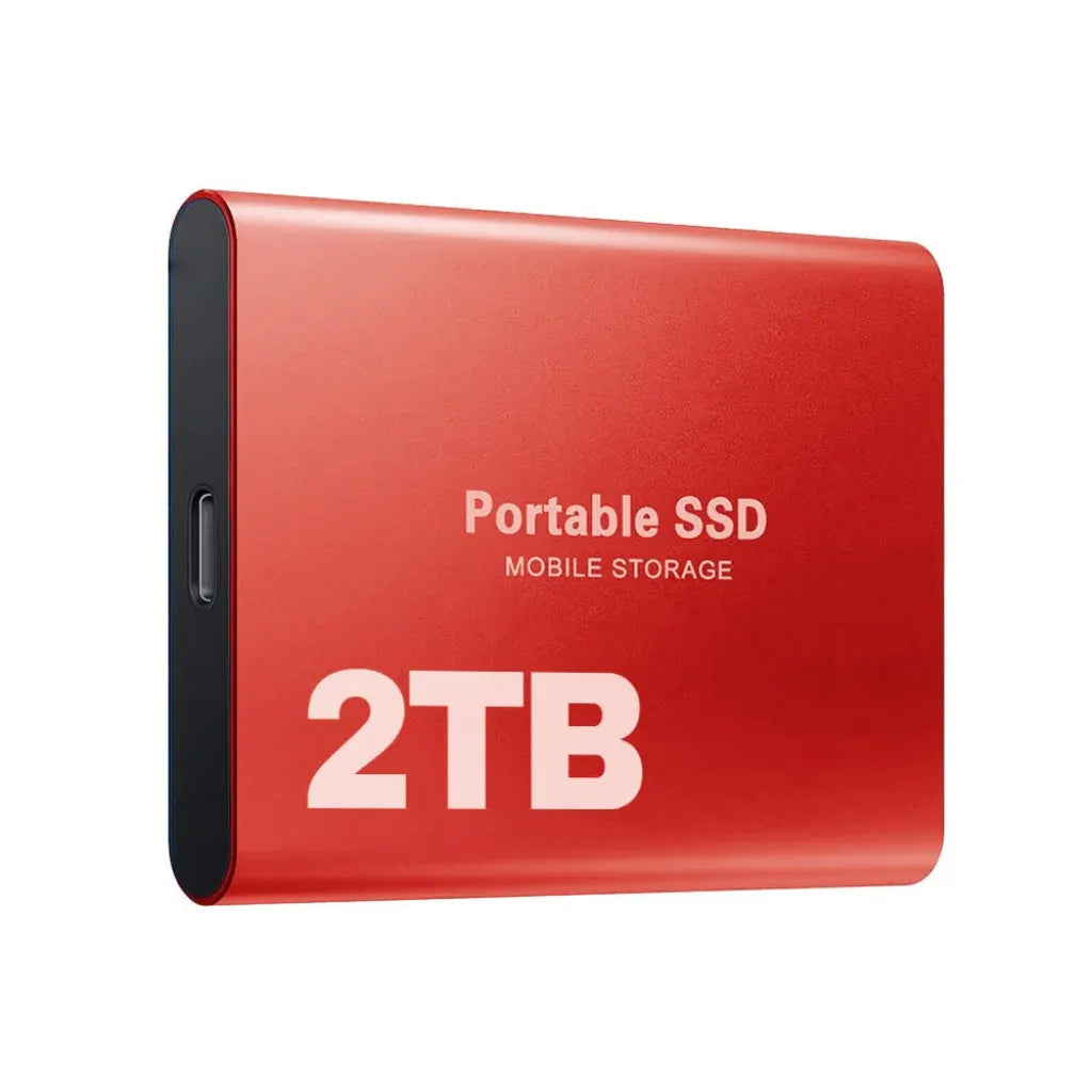 Portable SSD 2TB USB-C External Solid State Mobile Storage Drive