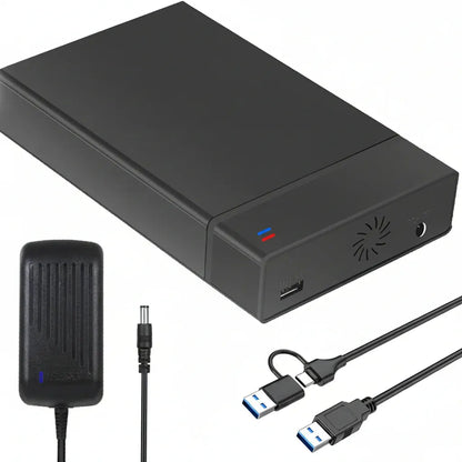 Portable SSD Enclosure USB 3.0 SATA External Hard Drive Case