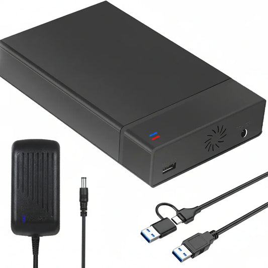 Portable SSD Enclosure USB 3.0 SATA External Hard Drive Case