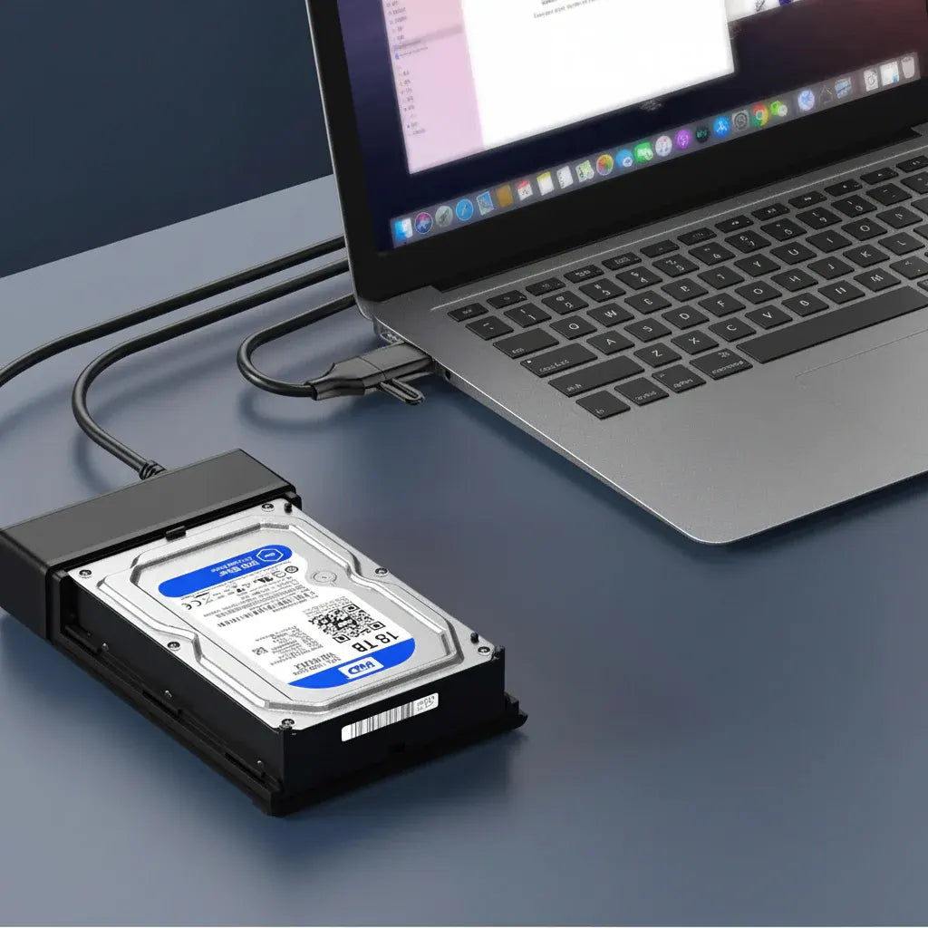 Portable SSD Enclosure USB 3.0 SATA External Hard Drive Case