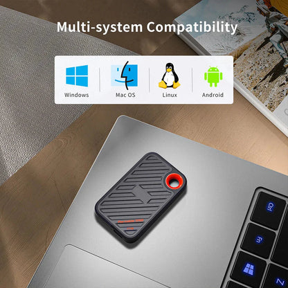 Portable SSD External Hard Drive Compact Storage for Data Backup