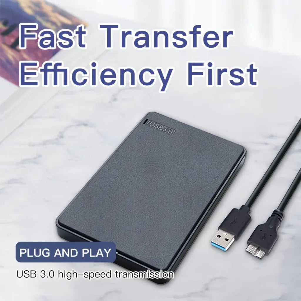Portable SSD External Hard Drive USB 3.0 Fast Backup Storage