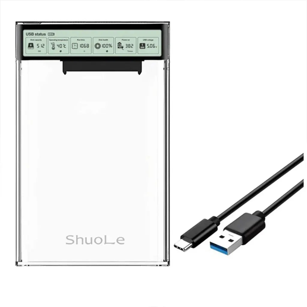 Portable SSD External Hard Drive USB Docking Station Data Transfer Adapter