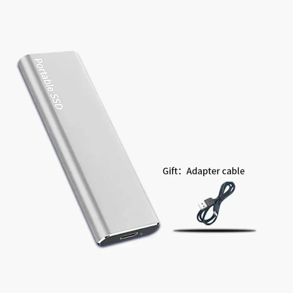 Portable SSD External Hard Drive with USB 3.2 High-Speed Storage