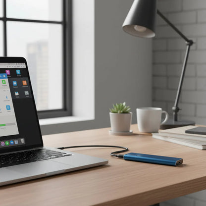 Portable SSD External Hard Drive with USB 3.2 High-Speed Storage