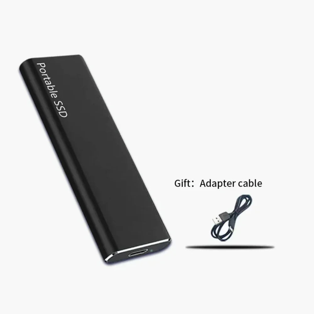 Portable SSD External Hard Drive with USB 3.2 High-Speed Storage
