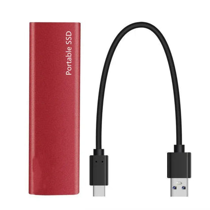 Portable SSD External Hard Drive with USB 3.2 High-Speed Storage