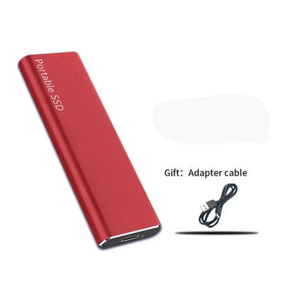 Portable SSD External Hard Drive with USB 3.2 High-Speed Storage