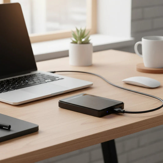 Portable SSD USB 3.0 SATA Enclosure Case for External Hard Drive
