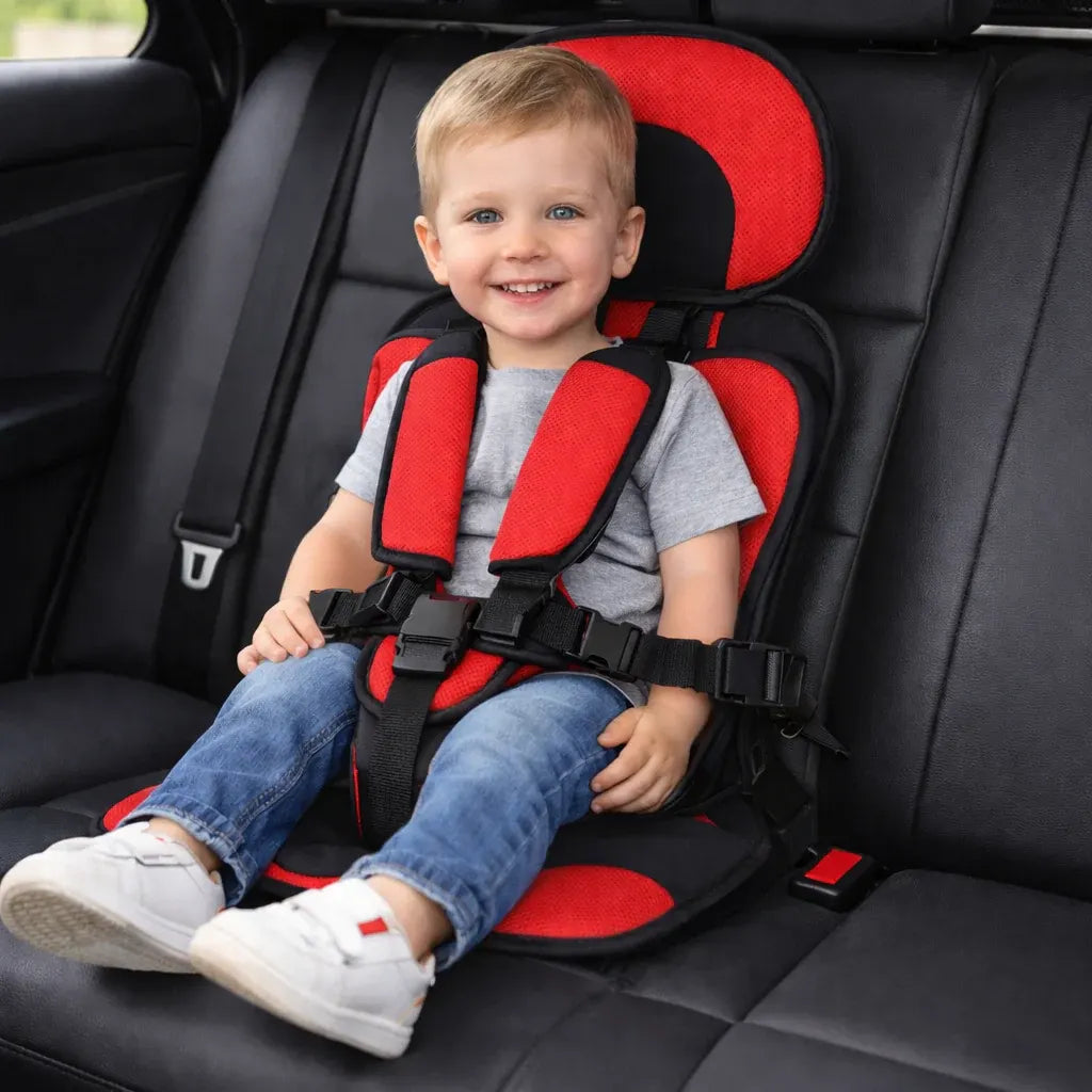 Portable Travel Design Kids Car Booster Seat with Harness