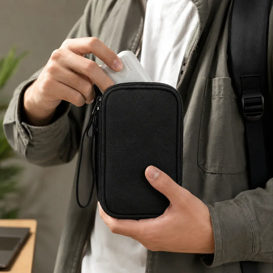 Portable Travel Storage Pouch for Accessories and Essentials