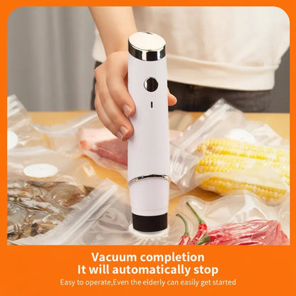 Portable USB Rechargeable Vacuum Sealer for Food Storage