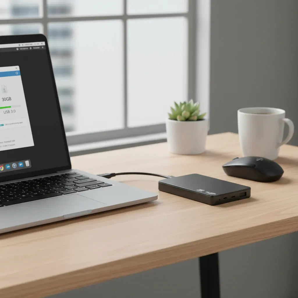 Portable USB SSD External Storage Drive for Laptop & PC