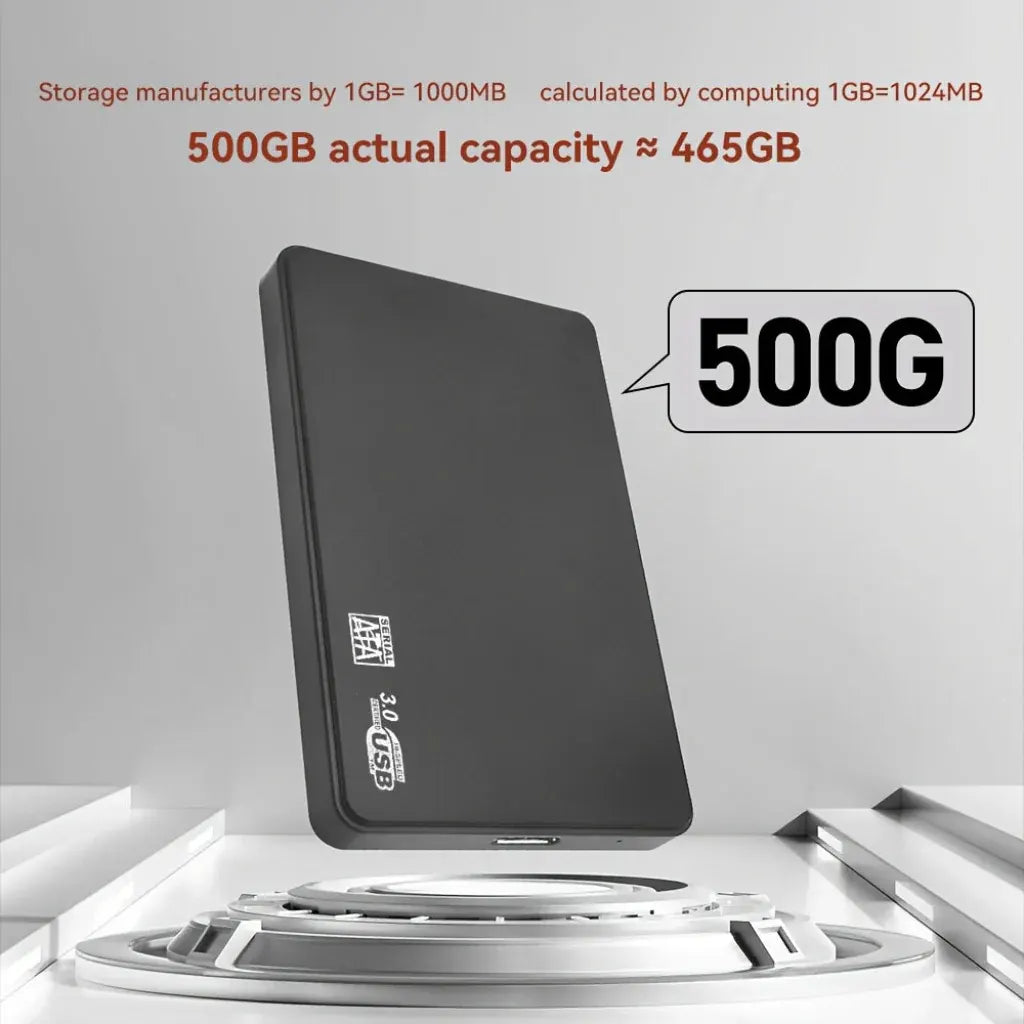 Portable USB SSD External Storage Drive for Laptop & PC
