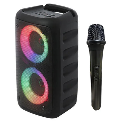 Portable Wireless Karaoke Speaker with Microphones