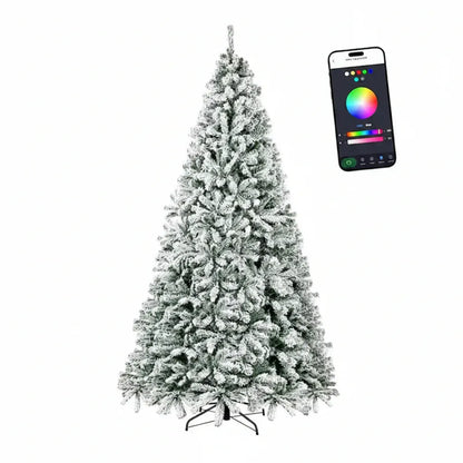 Pre-Lit Faux Christmas Tree with Full Decorations