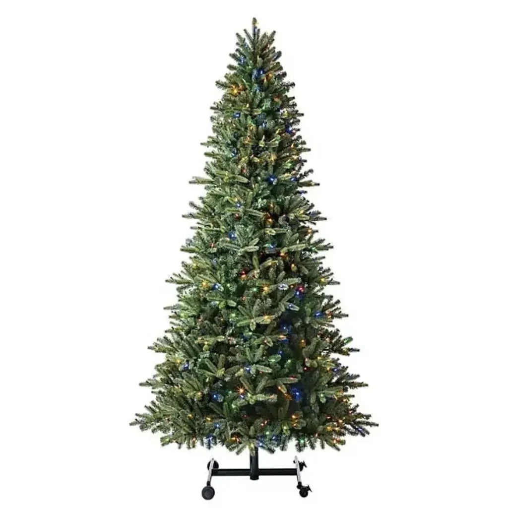Pre-Lit Faux Christmas Tree with Full Decorations