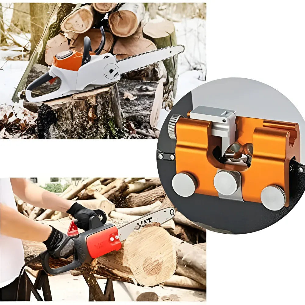 Precision Chainsaw Chain Sharpening Guide Clamp Grinding Jig