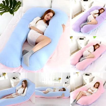 Pregnancy Side Sleeper Support Body Pillow Cushion