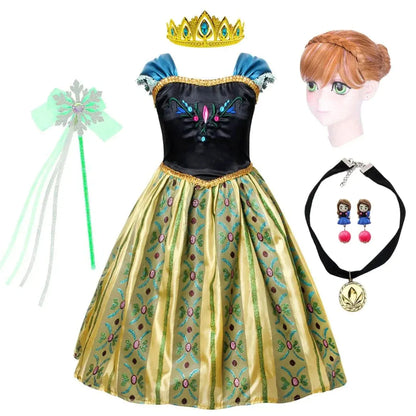 Princess Halloween Costume Dress with Accessory Set
