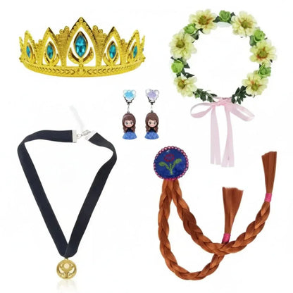 Princess Halloween Costume Dress with Accessory Set