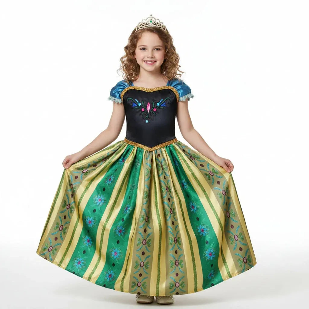 Princess Halloween Costume Dress with Accessory Set