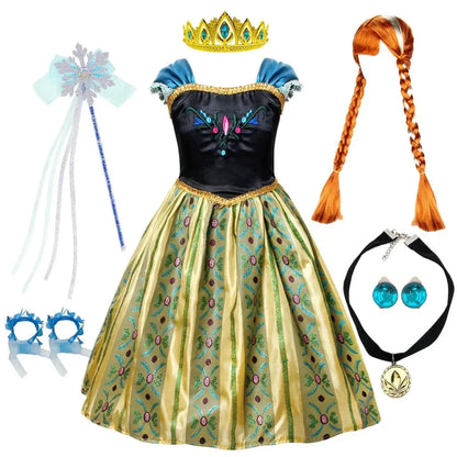 Princess Halloween Costume Dress with Accessory Set
