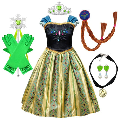 Princess Halloween Costume Dress with Accessory Set