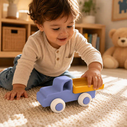 Pull-Back Push Toy Vehicle Set for Toddlers