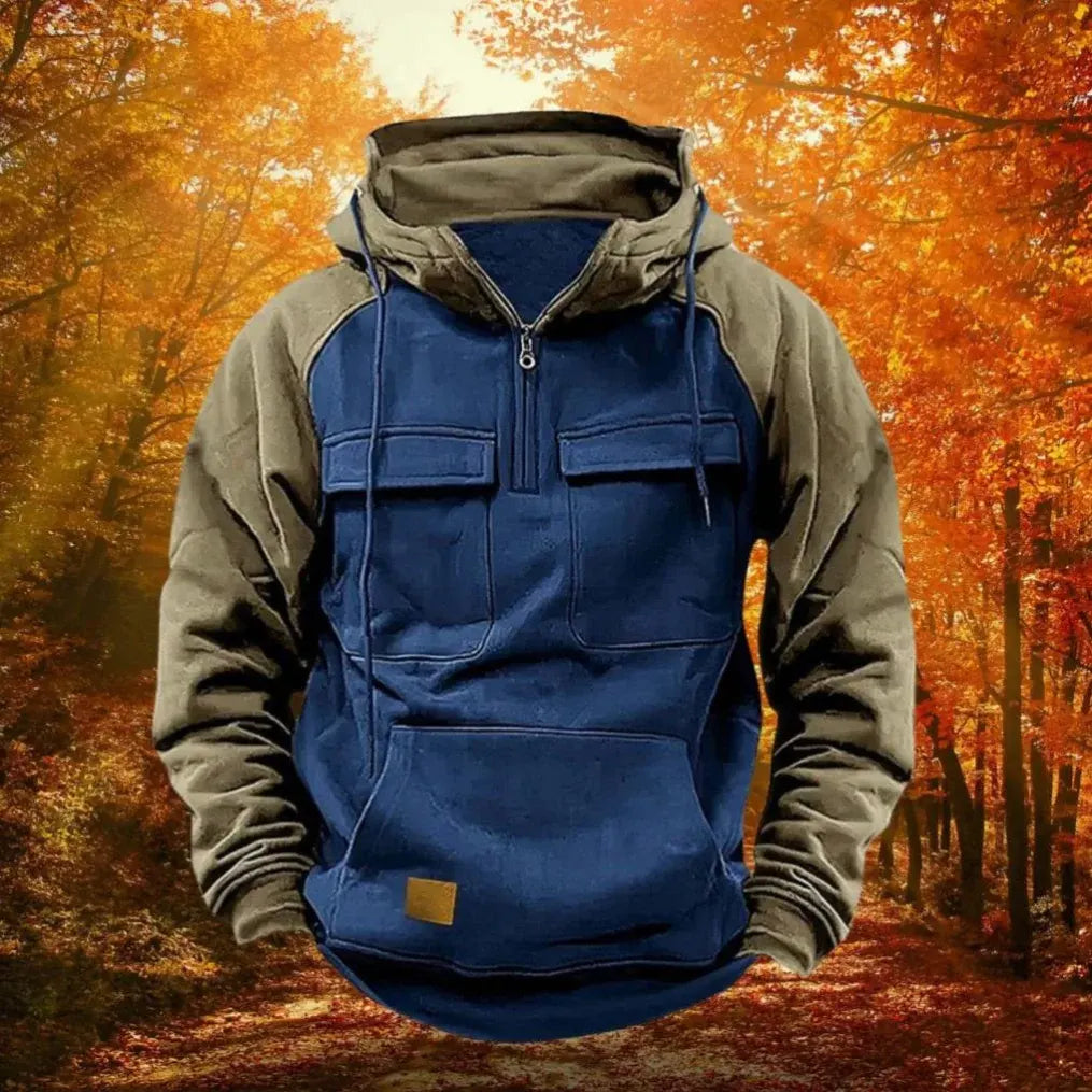 Quarter Zip Hoodie Outdoor Active Performance Pullover