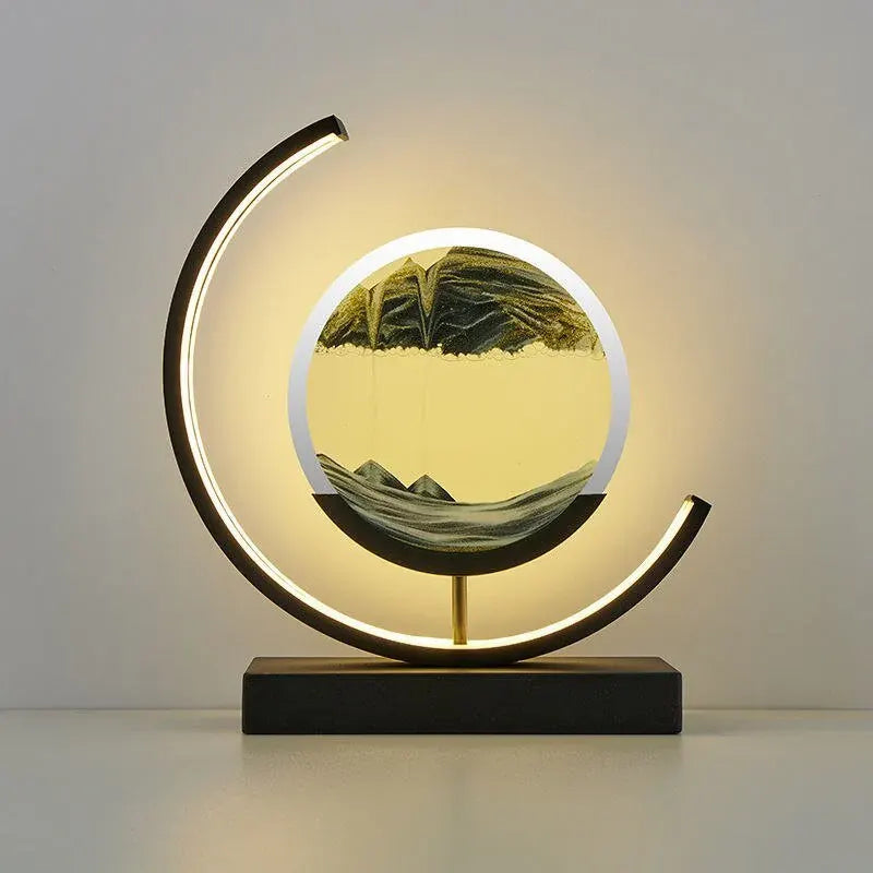 Quicksand LED Table Lamp with Sand Art Effect