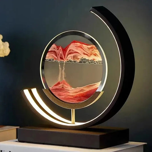 Quicksand LED Table Lamp with Sand Art Effect