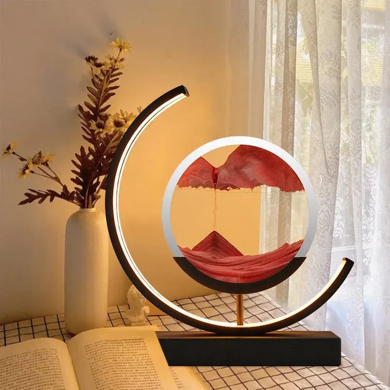 Quicksand LED Table Lamp with Sand Art Effect