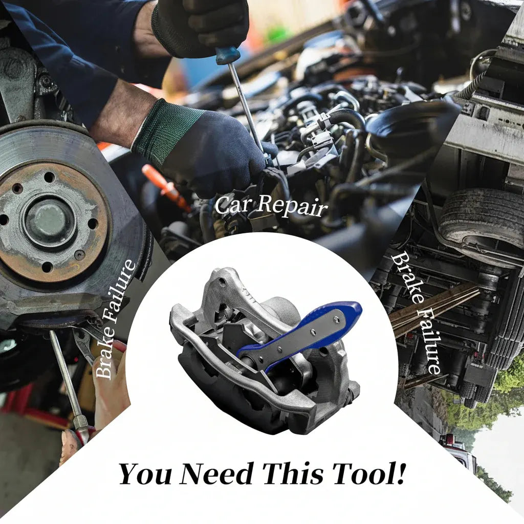 Ratcheting Piston Compression Kit for Brake Caliper Service