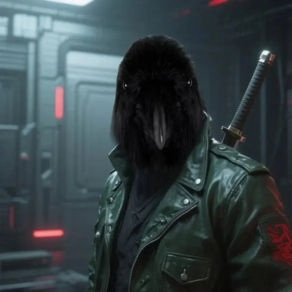Raven Halloween Costume Mask
