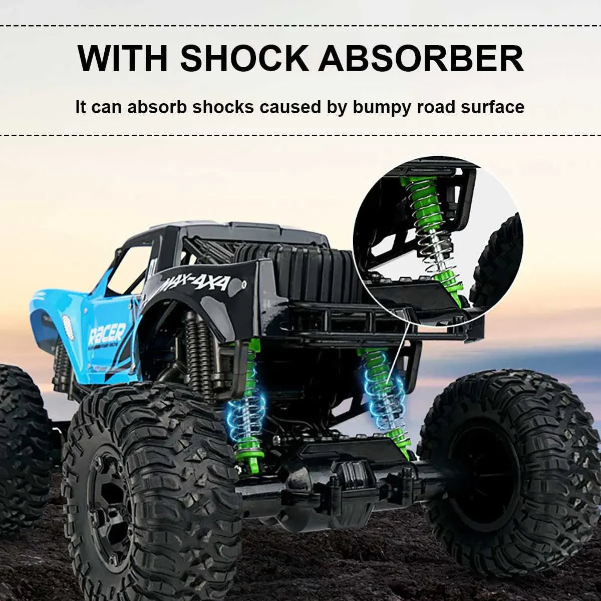 RC Amphibious Off-Road Monster Truck – All Terrain Adventure Vehicle