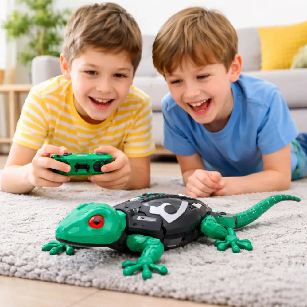 RC Climbing Lizard Toy for Kids - Wall Crawling Action Figure with Remote Control