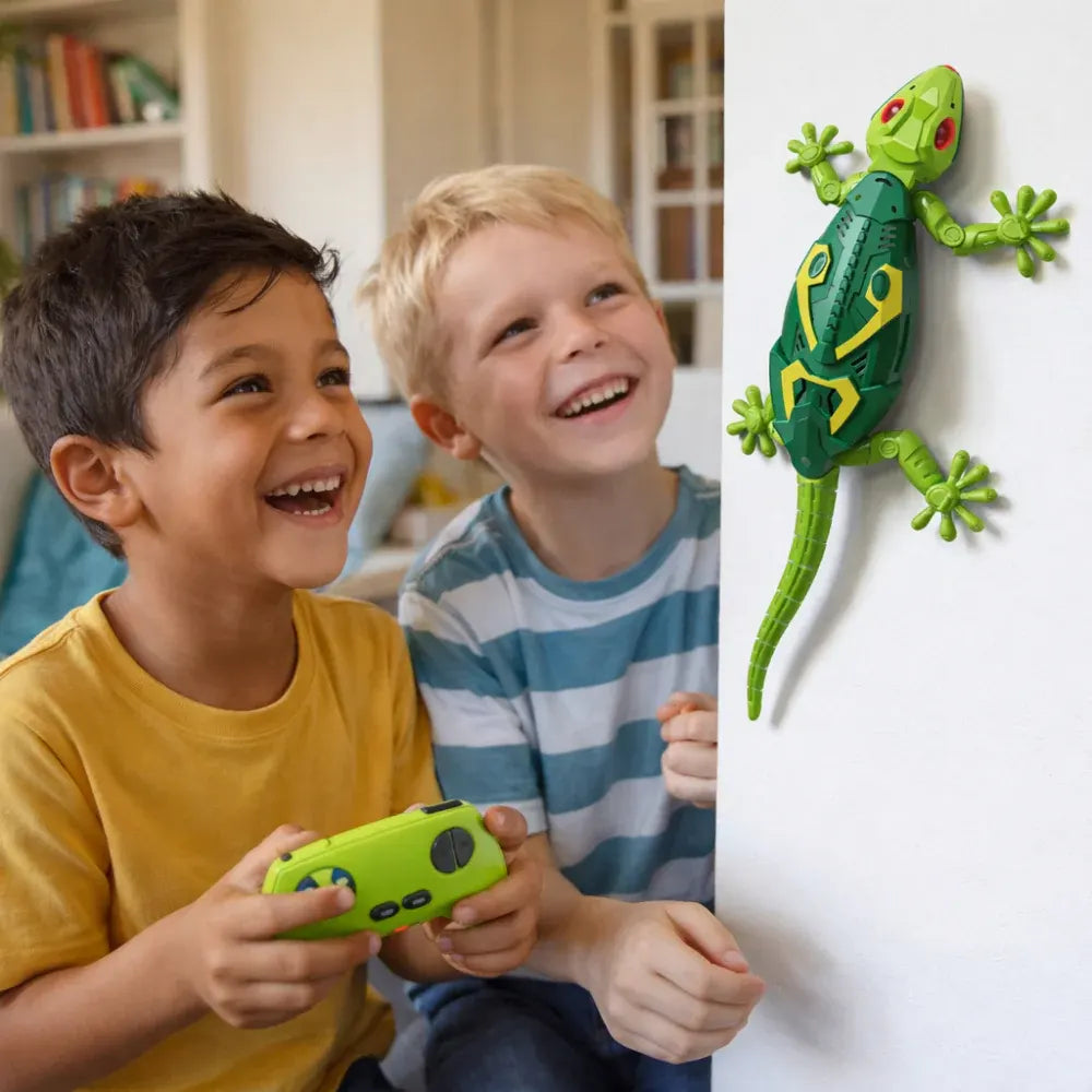 RC Climbing Lizard Toy for Kids - Wall Crawling Action Figure with Remote Control