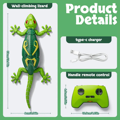 RC Climbing Lizard Toy for Kids - Wall Crawling Action Figure with Remote Control