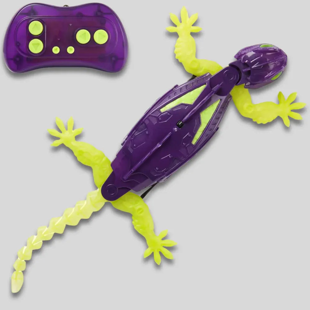 RC Wall-Climbing Robot Lizard with Glow Effect – Crawling Toy Gadget for Kids