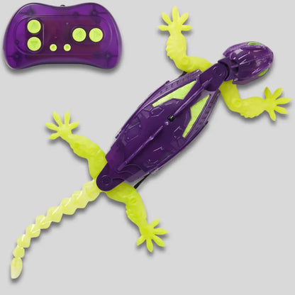 RC Wall-Climbing Robot Lizard with Glow Effect – Crawling Toy Gadget for Kids