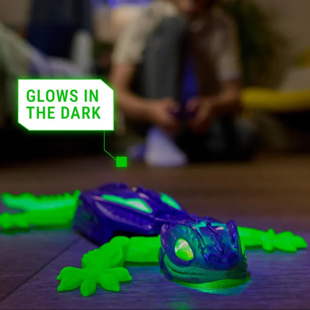 RC Wall-Climbing Robot Lizard with Glow Effect – Crawling Toy Gadget for Kids