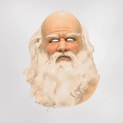 Realistic Bearded Santa Mask for Christmas and Halloween Costumes