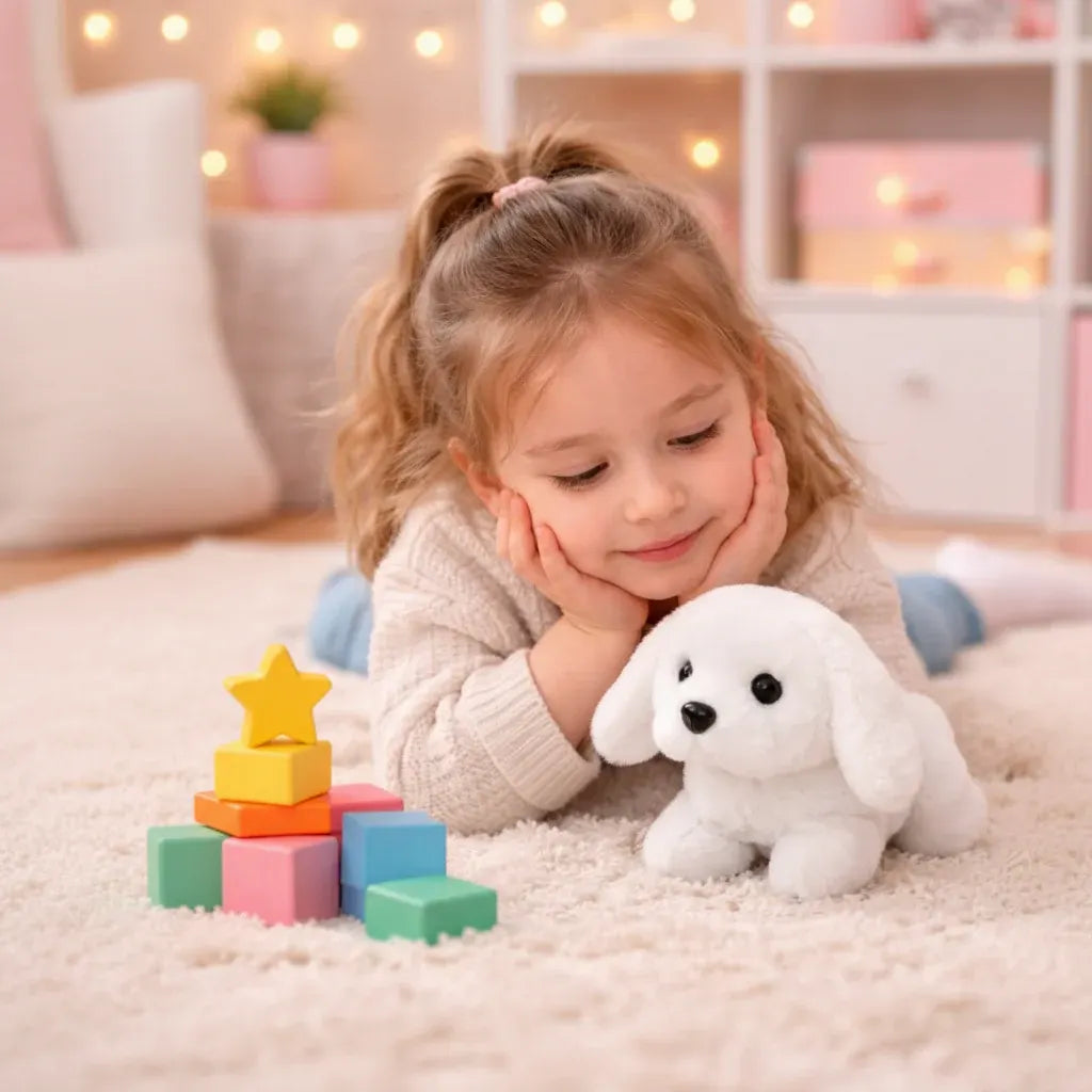 Realistic Interactive Plush Puppy with Lifelike Movement