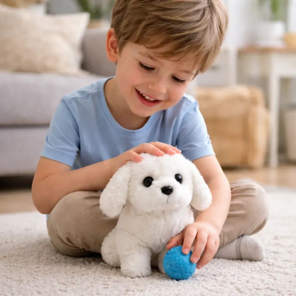 Realistic Interactive Plush Puppy with Lifelike Movement