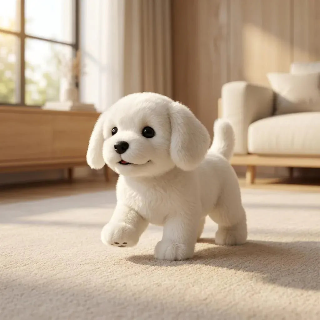 Realistic Interactive Plush Puppy with Lifelike Movement