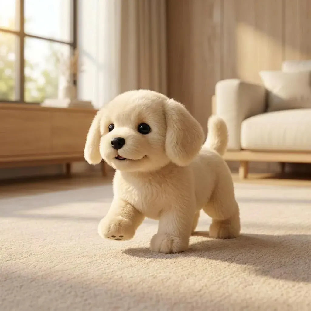 Realistic Interactive Plush Puppy with Lifelike Movement