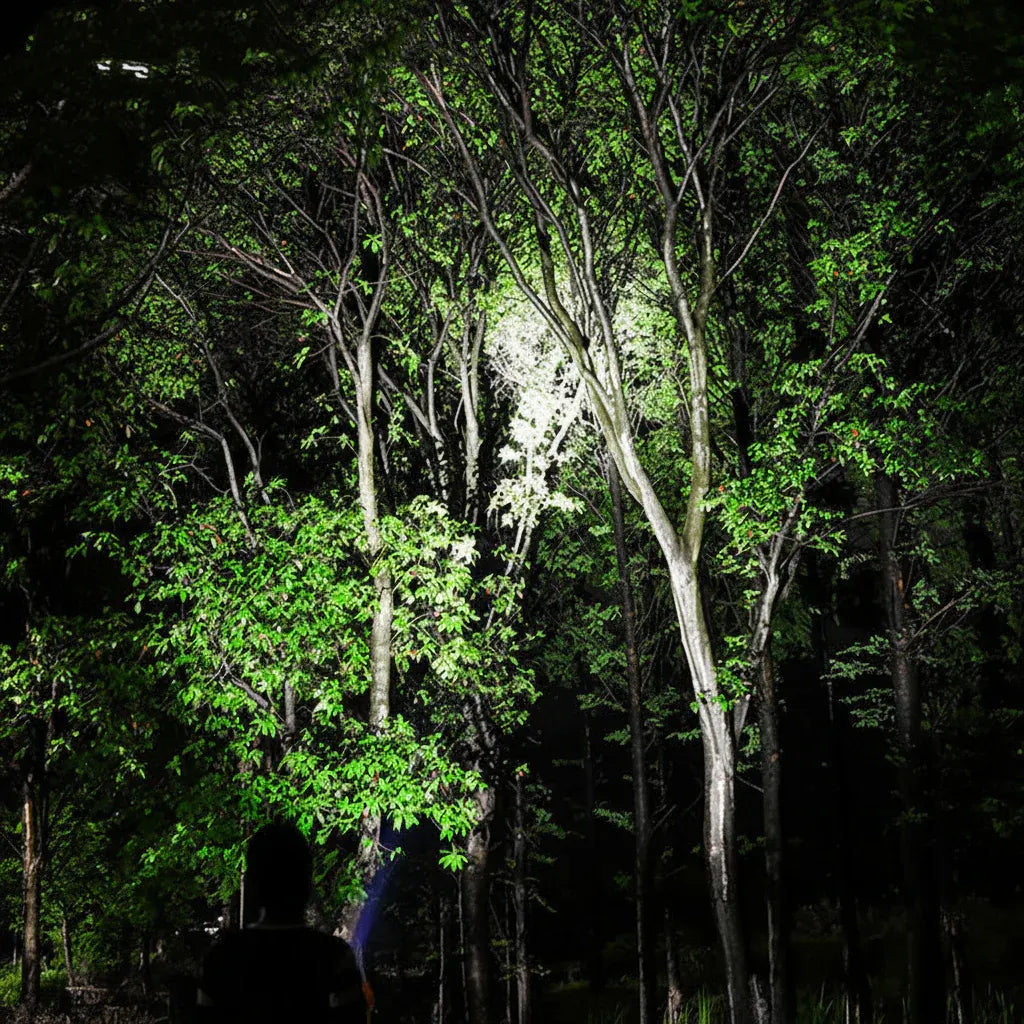 Rechargeable Aluminum LED Tactical Torch for Outdoor Use
