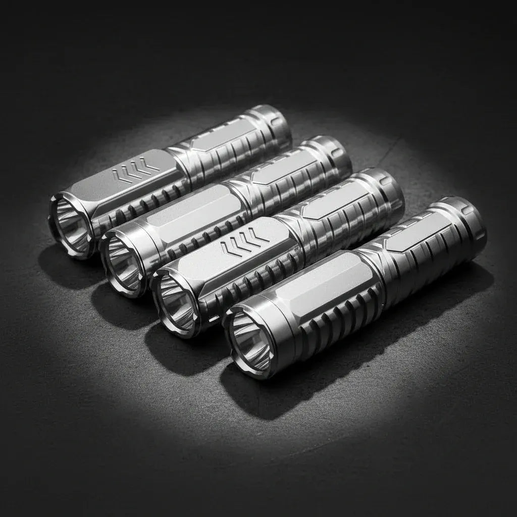 Rechargeable Aluminum LED Tactical Torch for Outdoor Use